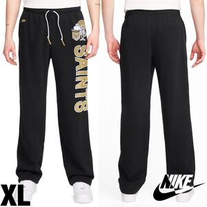 NWOT NIKE Black & Gold Saints Logo Sweatpants XL X-LARGE